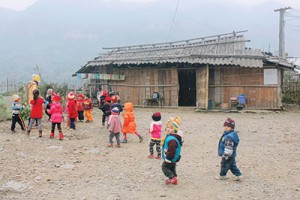 4 điểm trường 10 năm chưa có nhà lớp học